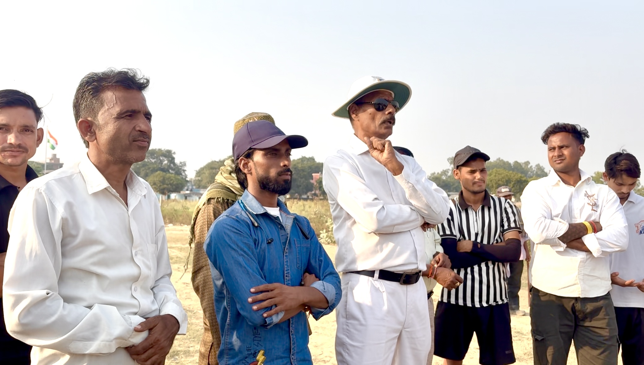 ट्रायल लेते  DCA सचिव श्री संतोष शर्मा